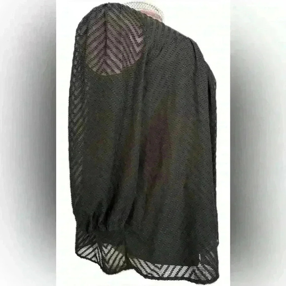 Jodifl Babydoll Black Blouse(32) - Picture 4 of 9